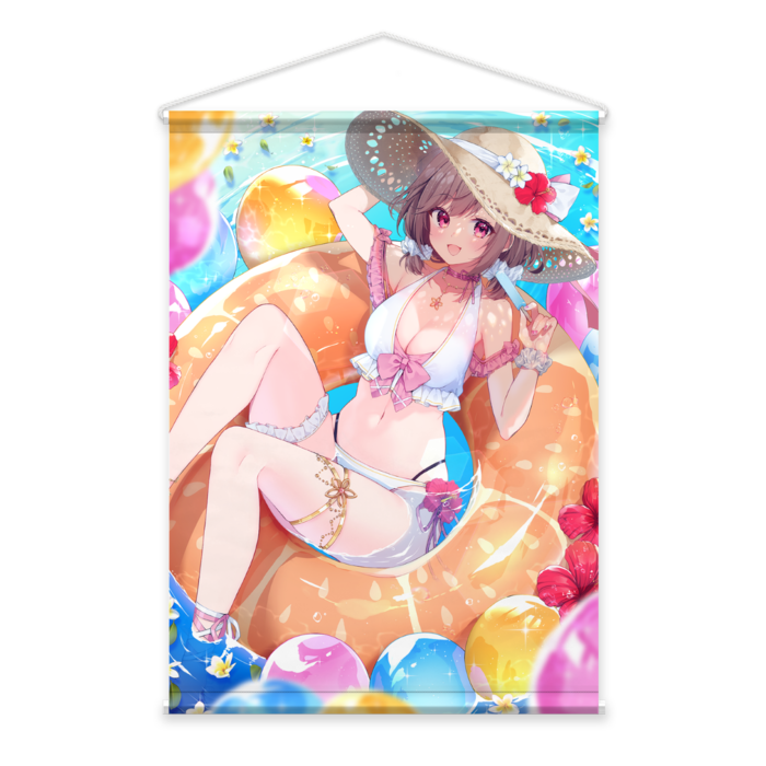 ピンク水着