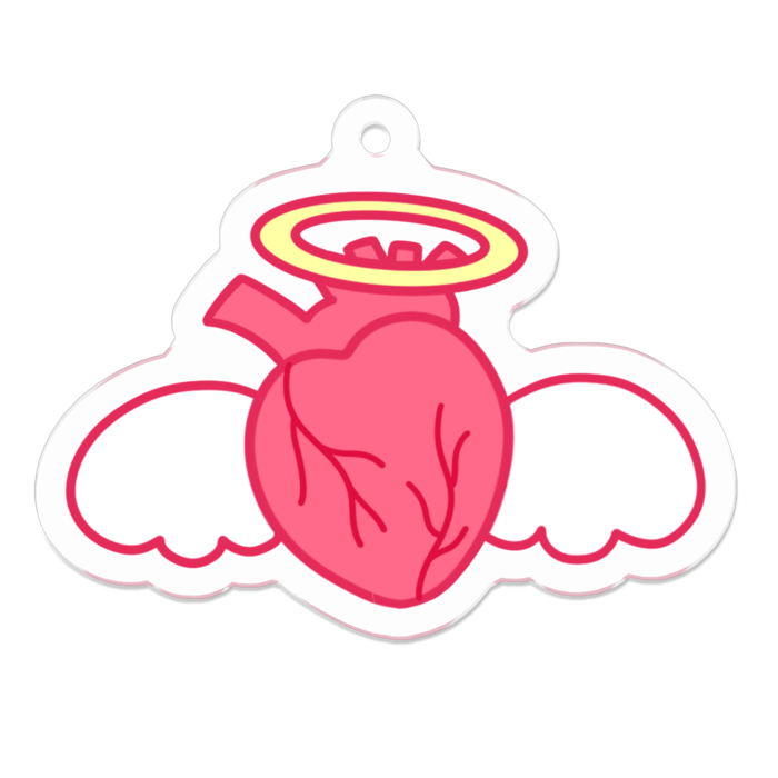 アクリルキーホルダー - 50 x 50 (mm)