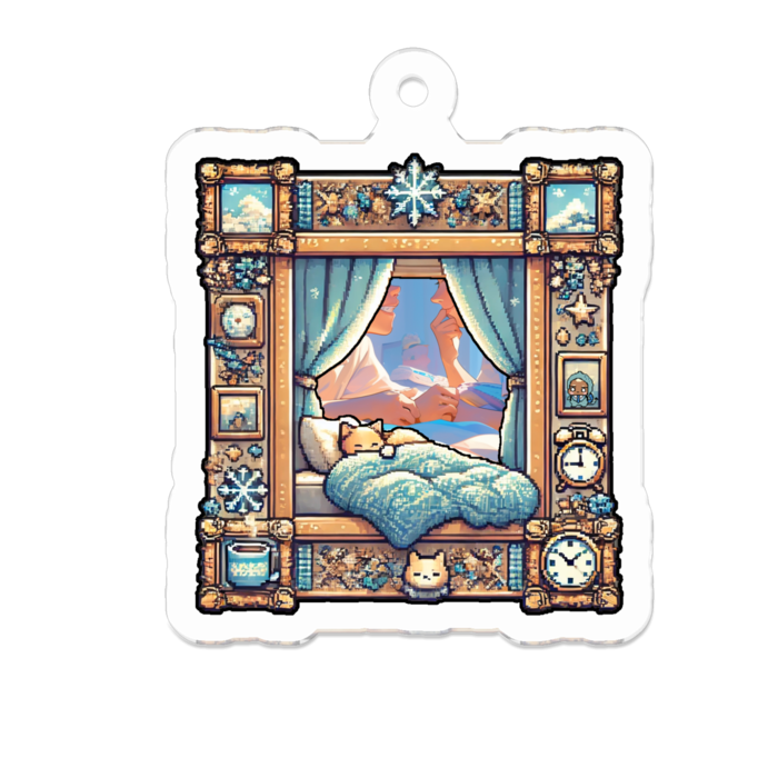 アクリルキーホルダー - 50 x 50 (mm)