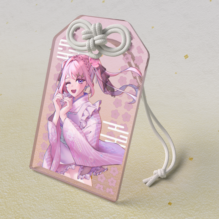 アクリルお守り - 50 × 80mm