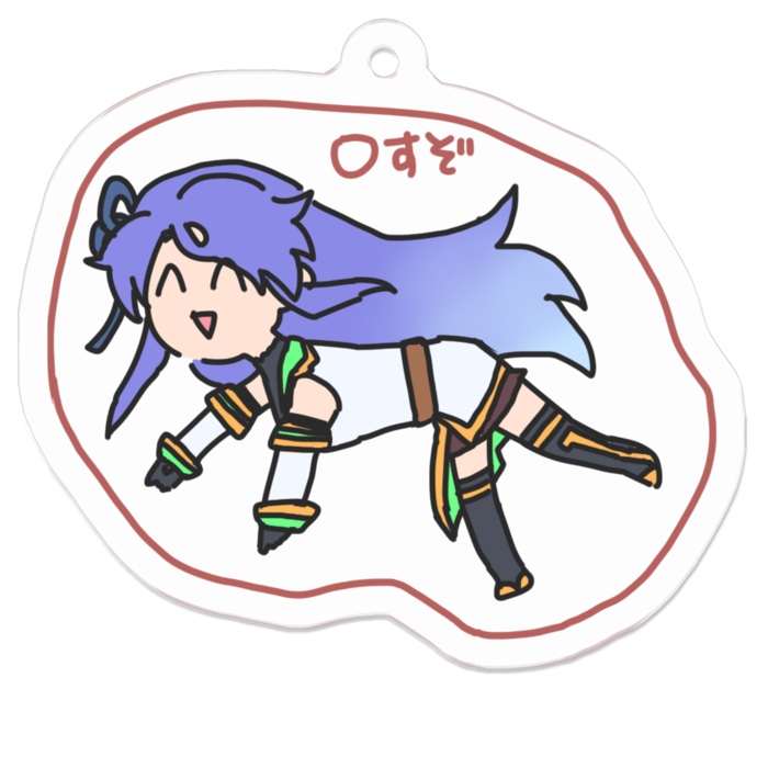 アクリルキーホルダー - 50 x 50 (mm)