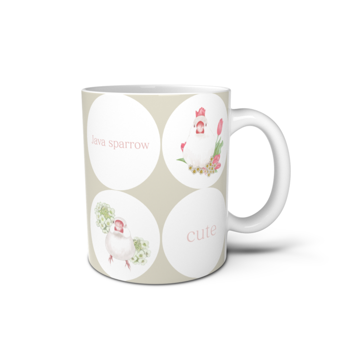 マグカップ - 直径 8 cm / 高さ 9.5 cm