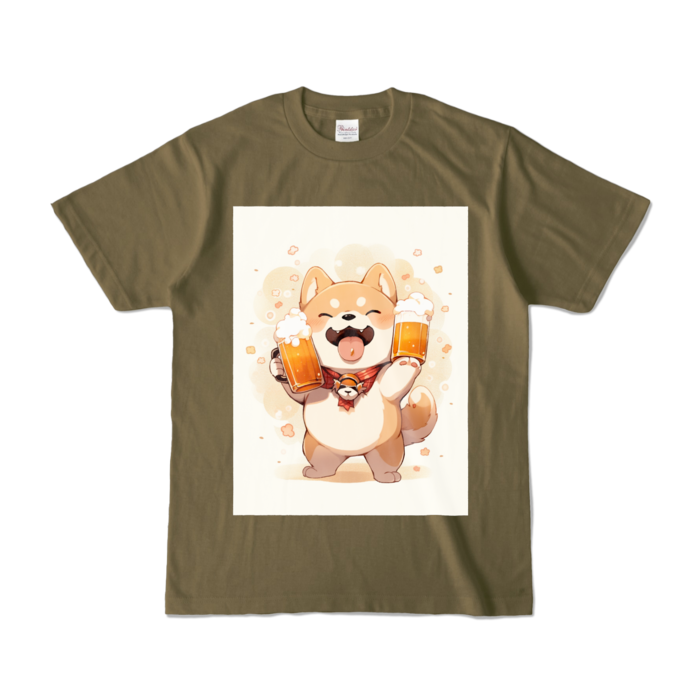 カラーTシャツ - S - オリーブ (濃色)