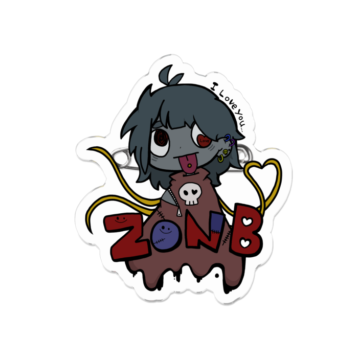 アクリルバッジ - 50 x 50 (mm)