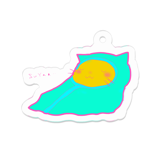 アクリルキーホルダー - 50 x 50 (mm)