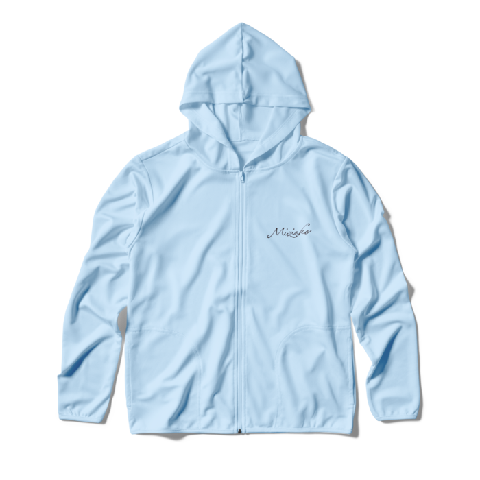 ジップパーカー - M - ライトブルー