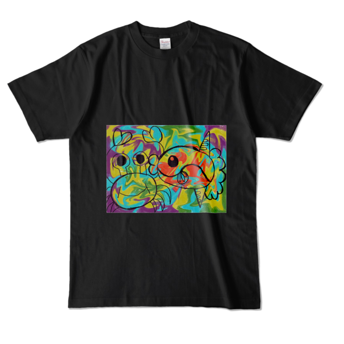 カラーTシャツ - L - ブラック (濃色)