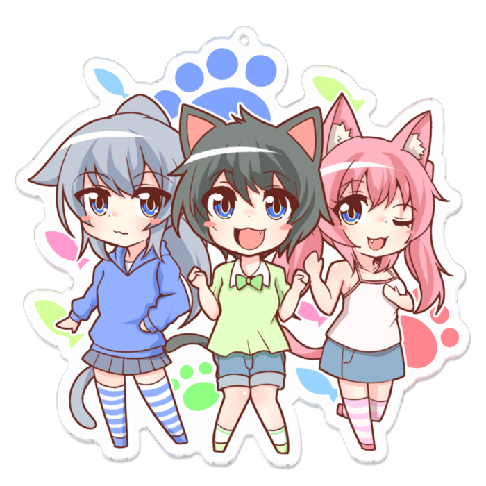 アクリルキーホルダー - 100 x 100 (mm)