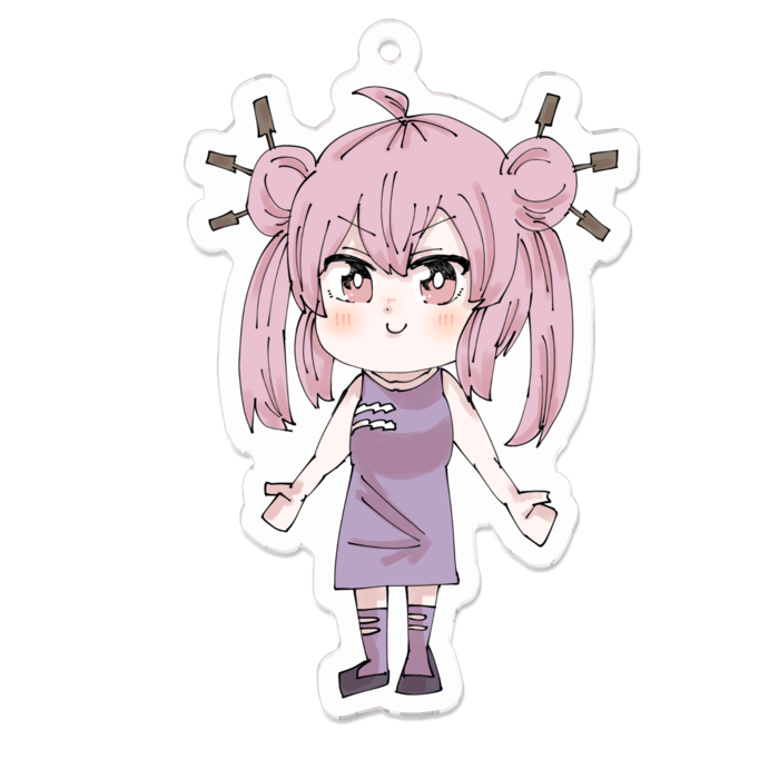 アクリルキーホルダー - 70 x 70 (mm)
