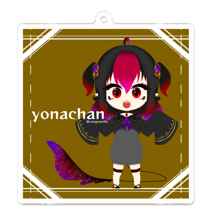 アクリルキーホルダー - 70 x 70 (mm)