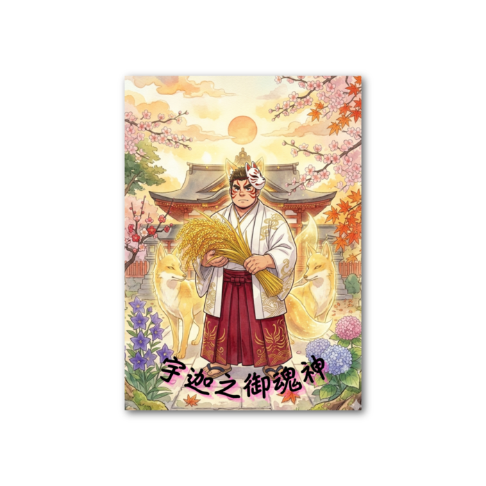 フォト風カード 神格化した宇迦之御魂神