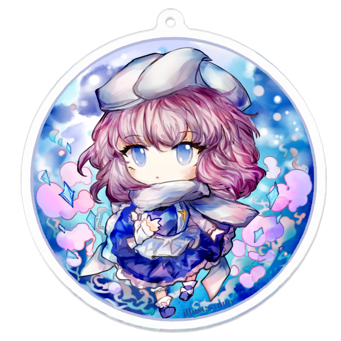 アクリルキーホルダー - 70 x 70 (mm)