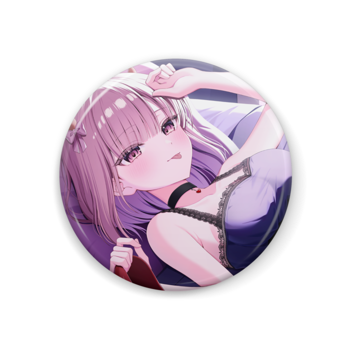 缶バッジ - 44mm 舌出しＶｅｒ．