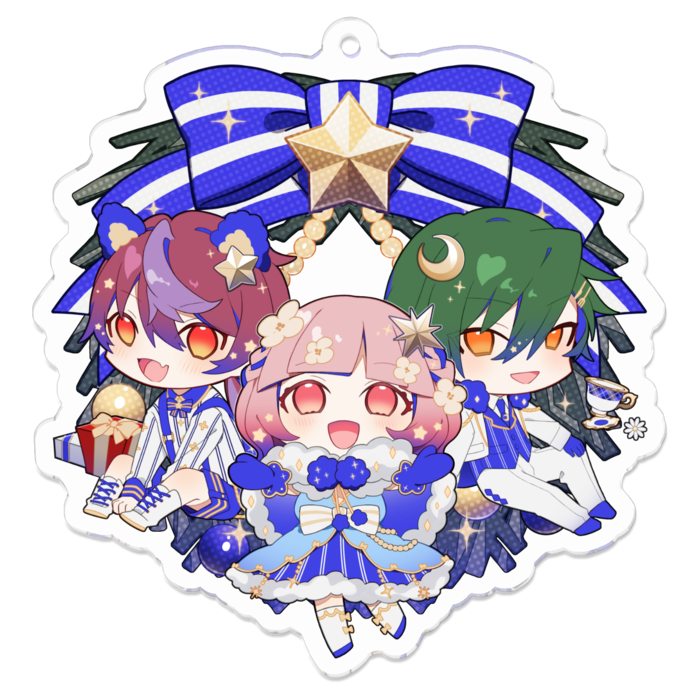 アクリルキーホルダー - 70 x 70 (mm)