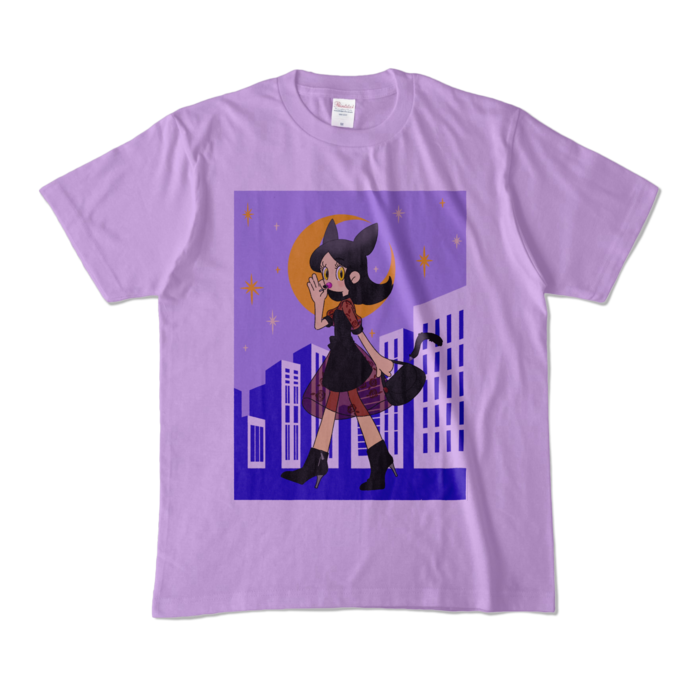 カラーTシャツ - M - ライトパープル (淡色)