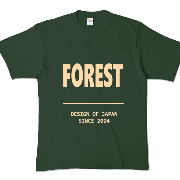 カラーTシャツ - XL - フォレスト (濃色)
