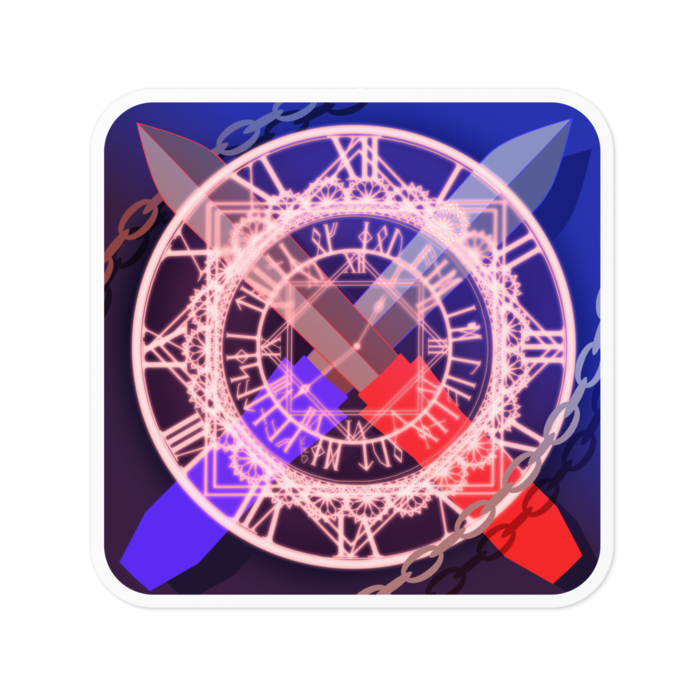 ステッカー - 100 x 100 (mm)