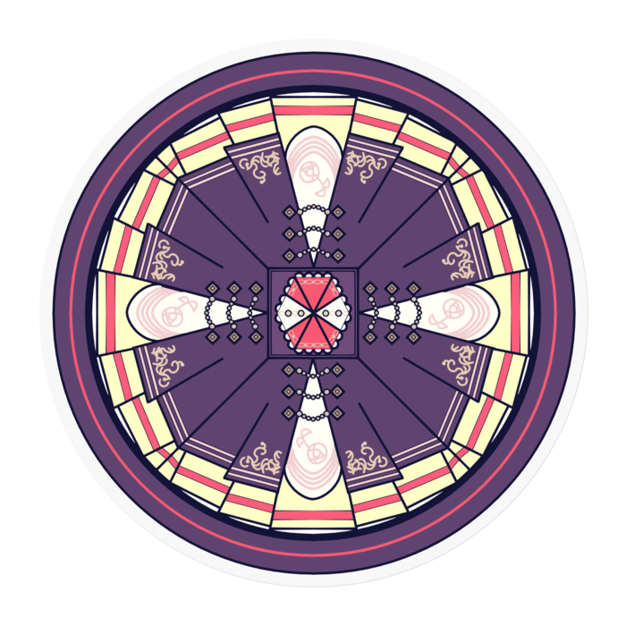 ステッカー - 100 x 100 (mm)