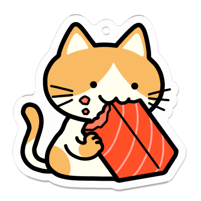 アクリルキーホルダー - 50 x 50 (mm)Ａ