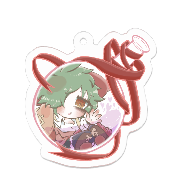 アクリルキーホルダー - 50 x 50 (mm)