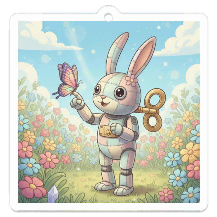 アクリルキーホルダー - 50 x 50 (mm)