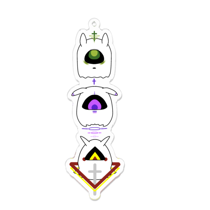 アクリルキーホルダー - 100 x 100 (mm)