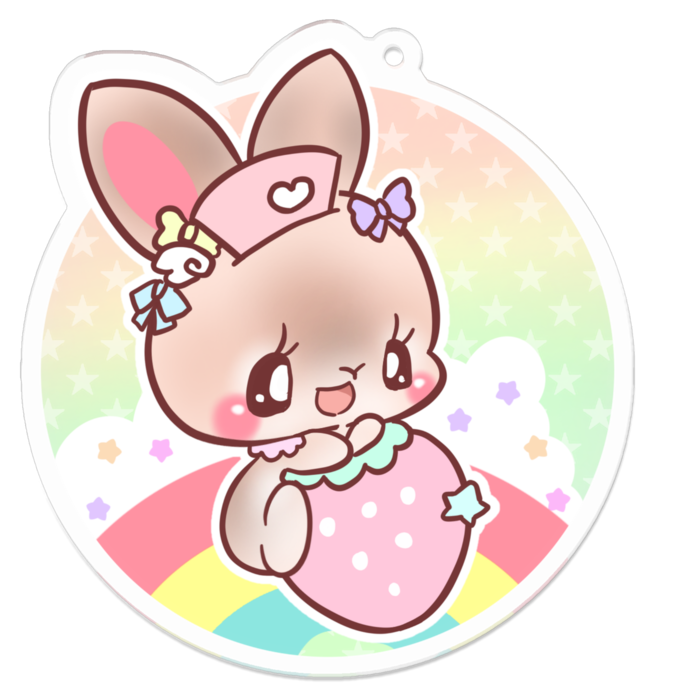 アクリルキーホルダー - 70 x 70 (mm)