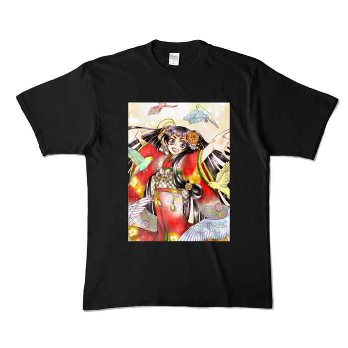 カラーTシャツ - XL - ブラック (濃色)
