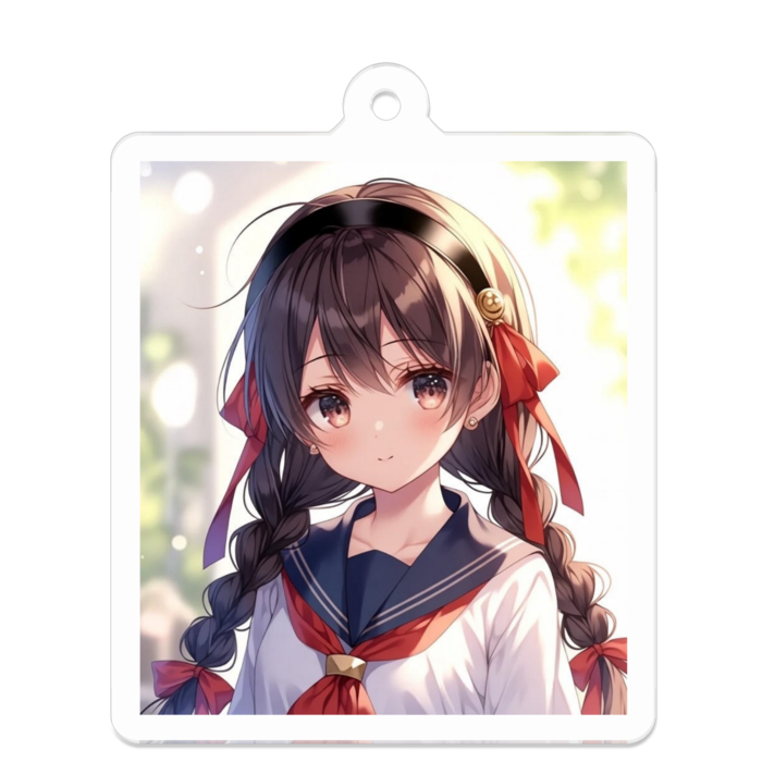 アクリルキーホルダー - 50 x 50 (mm)