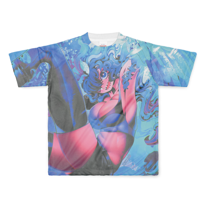 フルグラフィックTシャツ - L - 正面印刷のみ