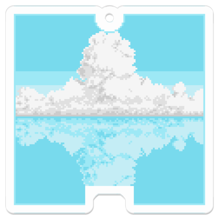アートパーツ【水鏡雲 (背景)】