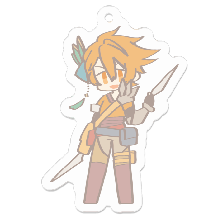 アクリルキーホルダー - 50 x 50 (mm)