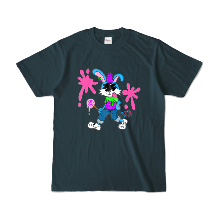 カラーTシャツ - S - デニム (濃色)