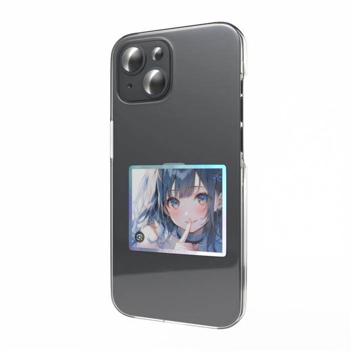 オーロラスマホステッカー - 縦