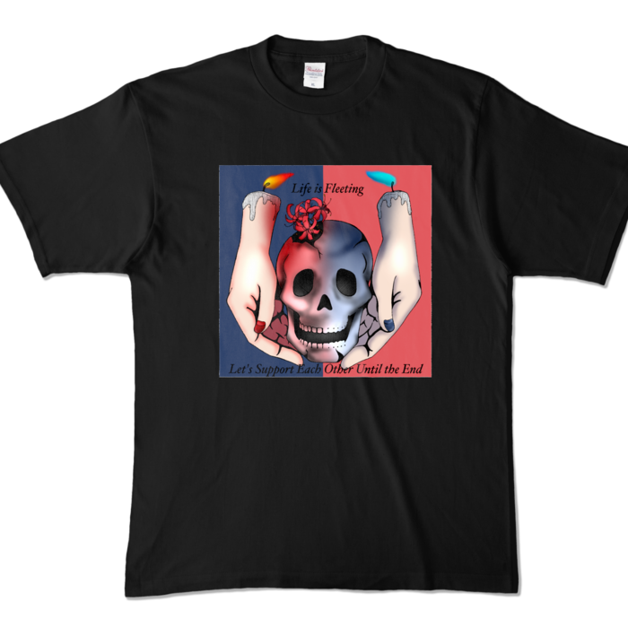 カラーTシャツ - XL - ブラック (濃色)