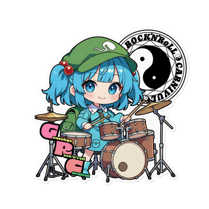 ステッカー - 160 x 160 (mm)