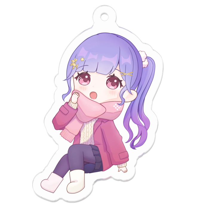 アクリルキーホルダー - 50 x 50 (mm)