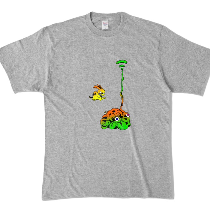 カラーTシャツ - XL - 杢グレー (濃色)(4)