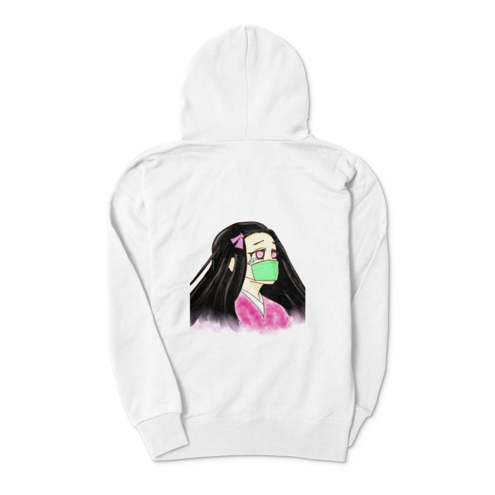 ジップパーカー - S - ホワイト