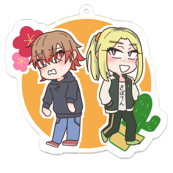 アクリルキーホルダー - 70 x 70 (mm)