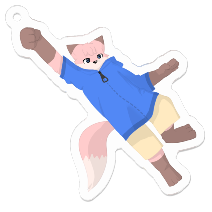 アクリルキーホルダー - 50 x 50 (mm)