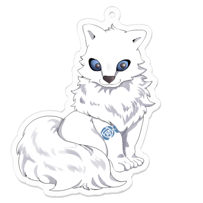 アクリルキーホルダー（コーティング） - 70 x 70 (mm)