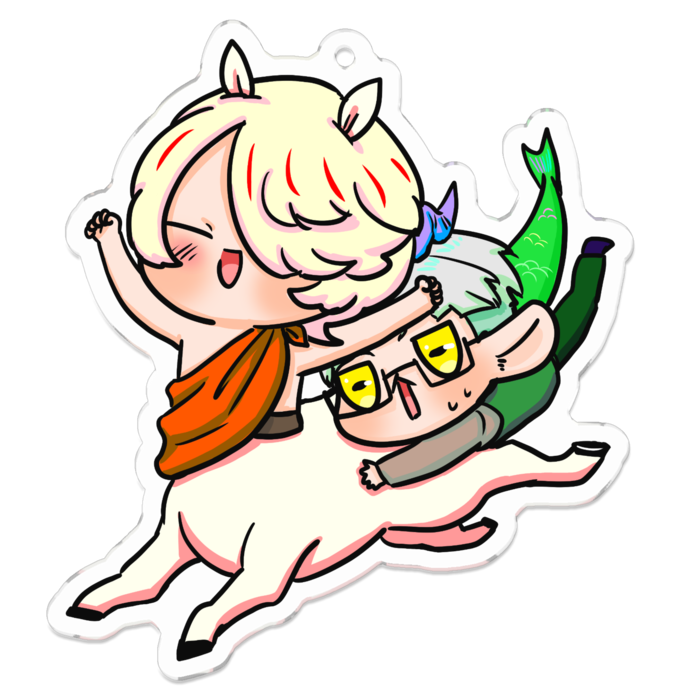 アクリルキーホルダー - 70 x 70 (mm)