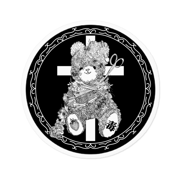 ステッカー - 100 x 100 (mm)