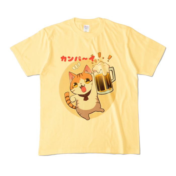カラーTシャツ - M - ライトイエロー (淡色)