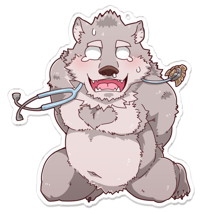 アクリルキーホルダー - 100 x 100 (mm)