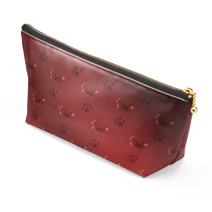 ポーチ - 長さ21.5cm / 高さ10cm - ブラック