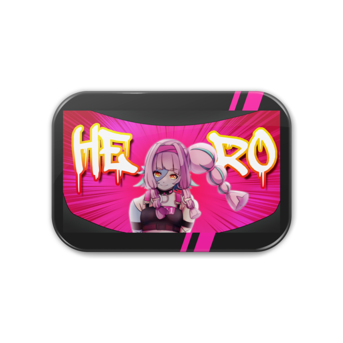 缶バッジ_HERO - 角丸 76x51mm