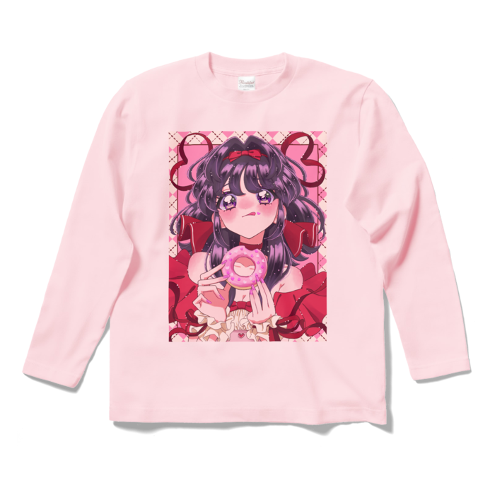 ロングスリーブTシャツ - S - ライトピンク