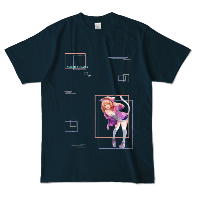 カラーTシャツ - L - ネイビー (濃色)